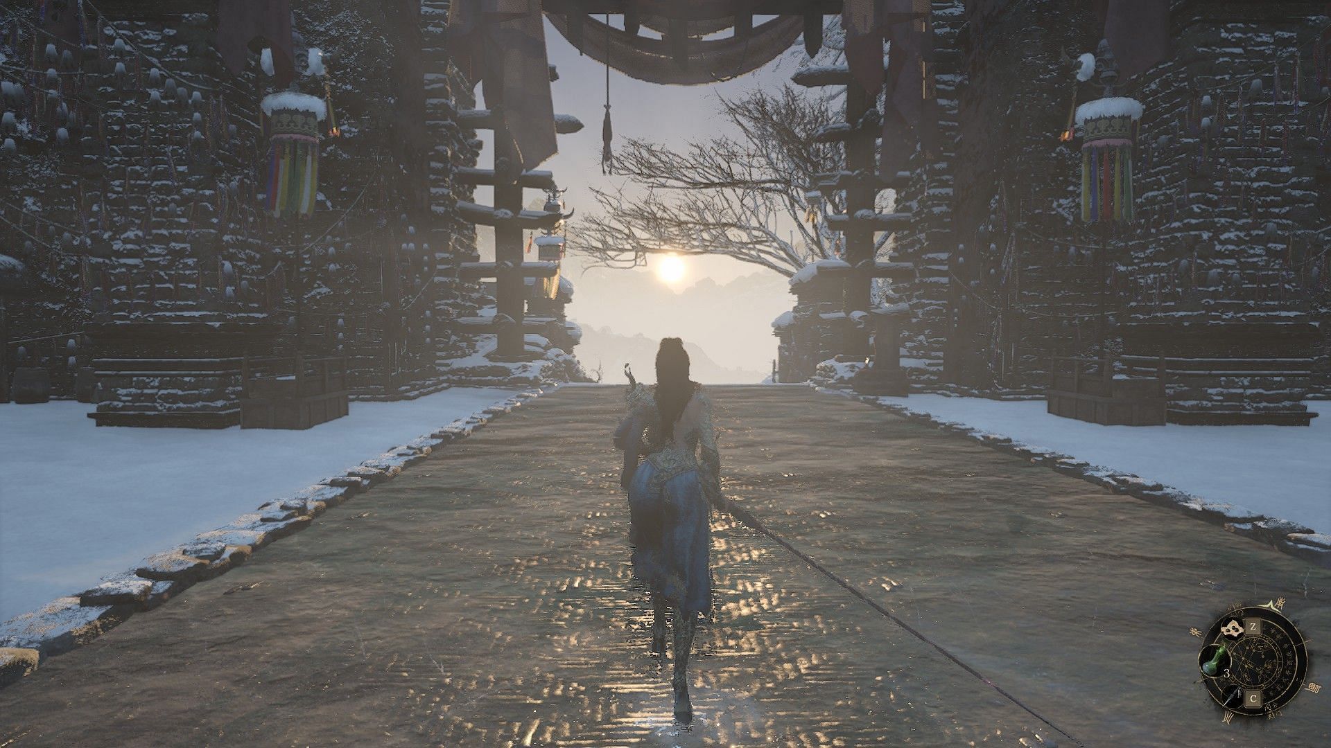 Snowfall Palace shrine location (Image via 505 Games)